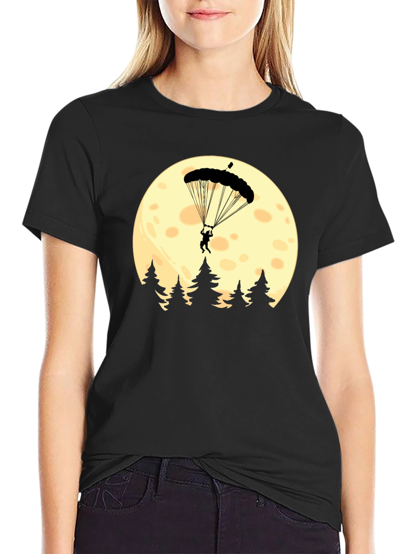 Moonlit Parachute Graphic Tee