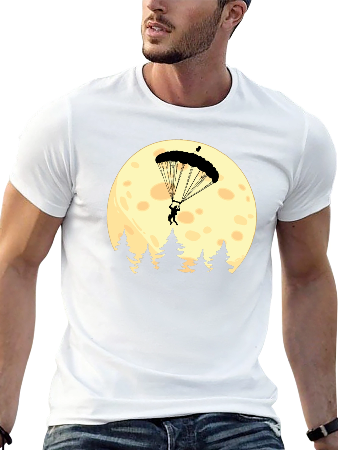 Moonlit Parachute Graphic Tee