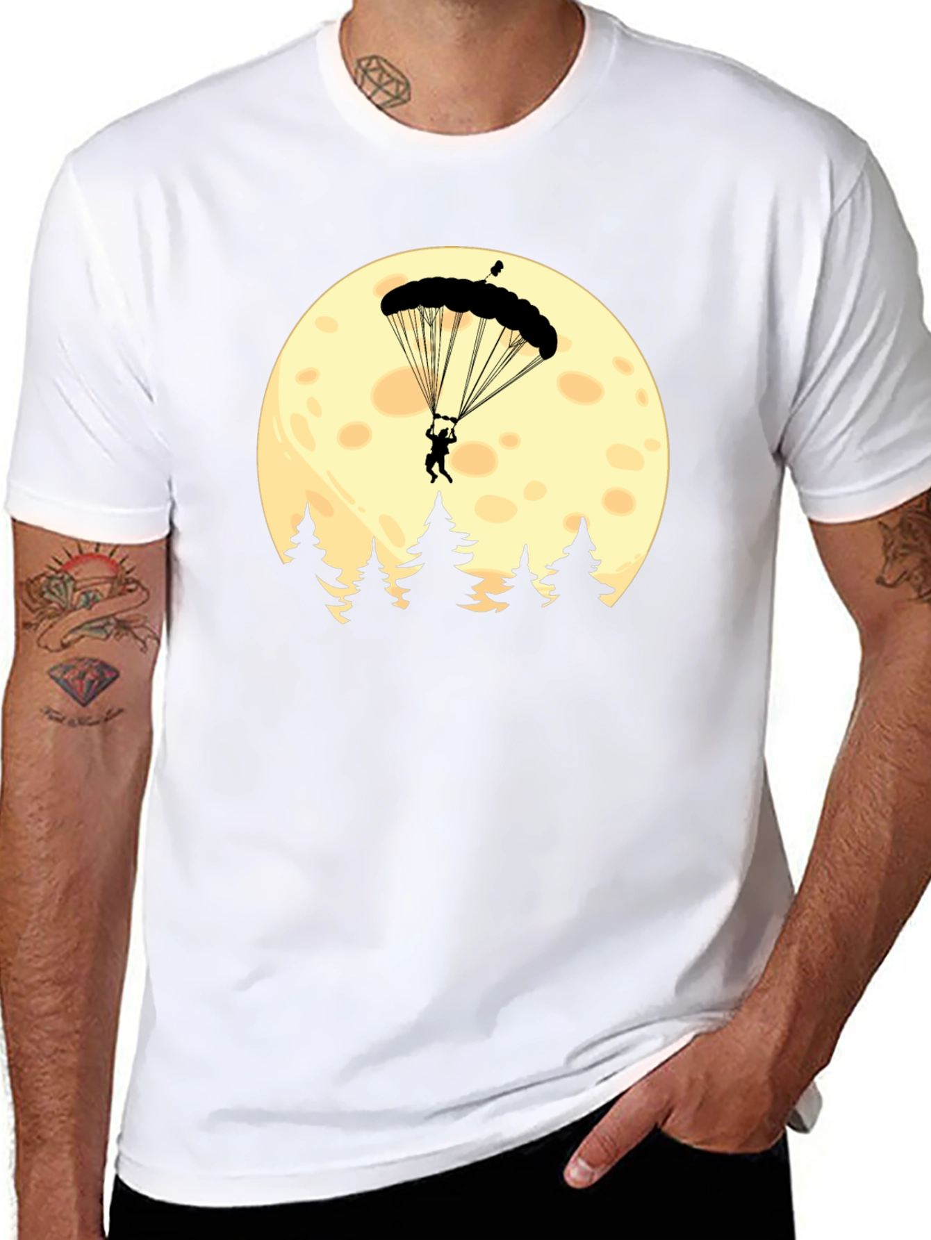 Moonlit Parachute Graphic Tee