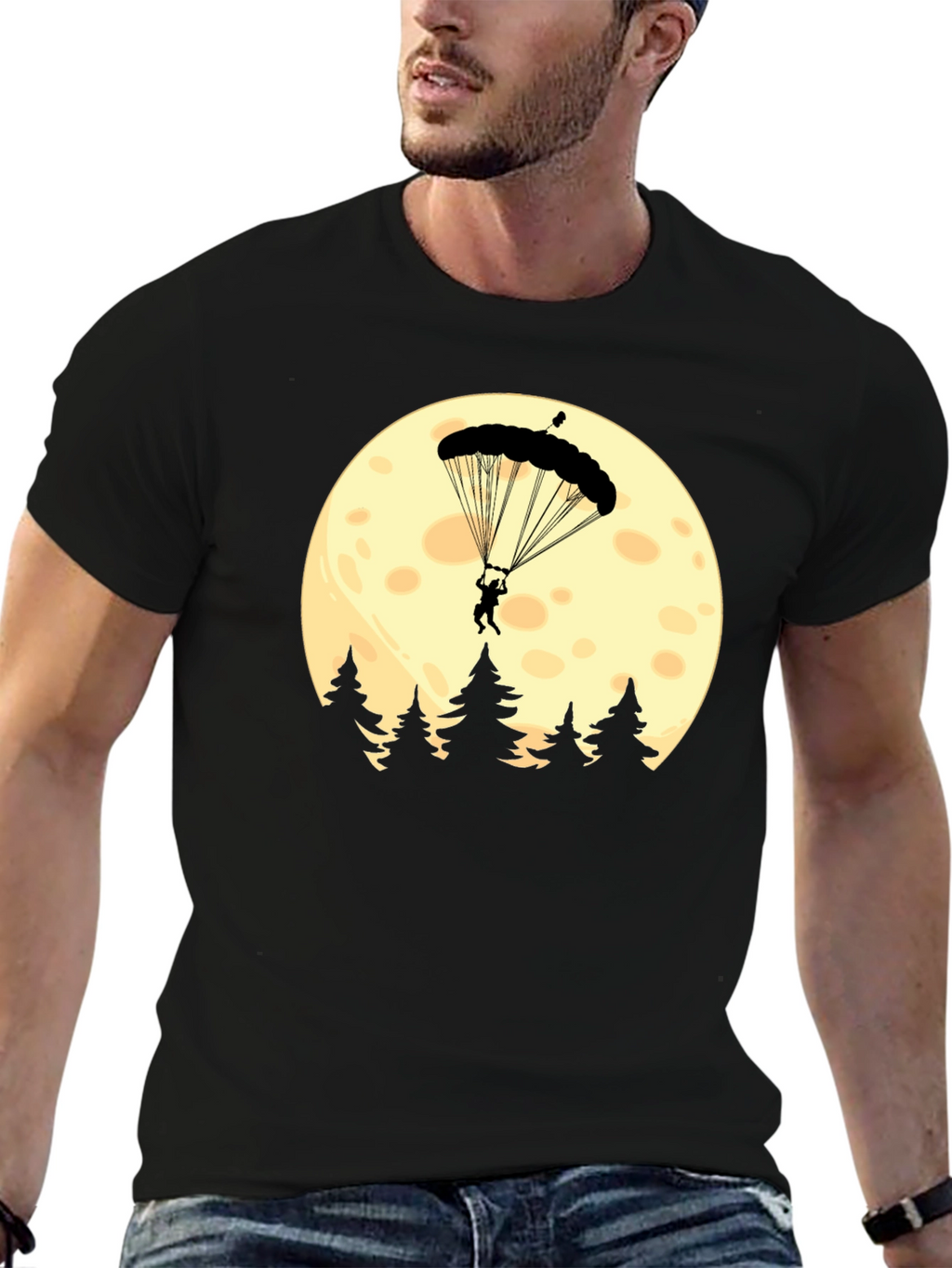 Moonlit Parachute Graphic Tee