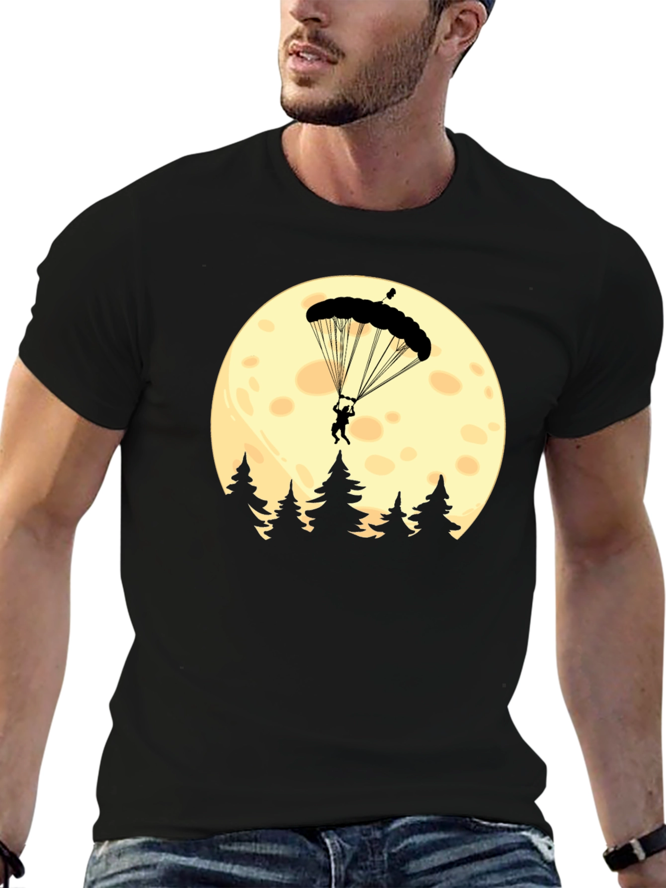 Moonlit Parachute Graphic Tee