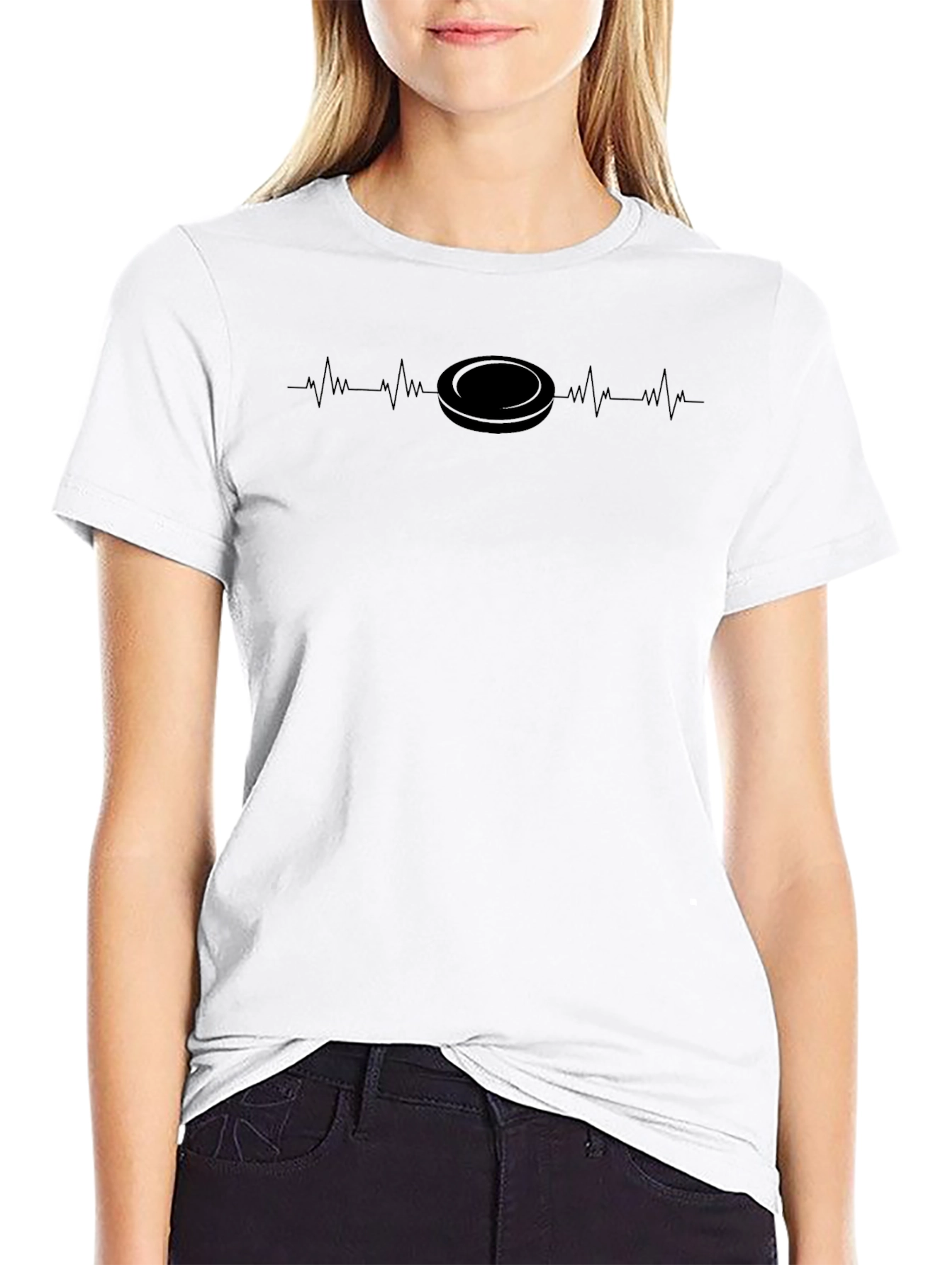 Hockey Heartbeat Tee - Passion on Display