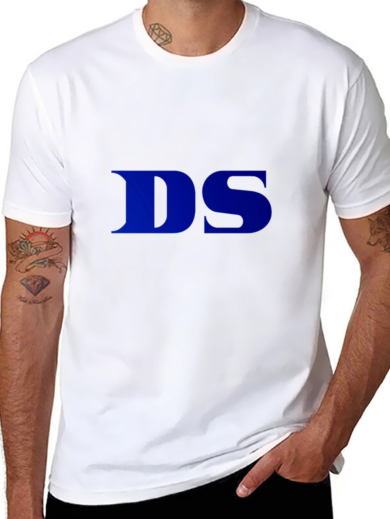 Bold Initial Tee - Classic Comfort
