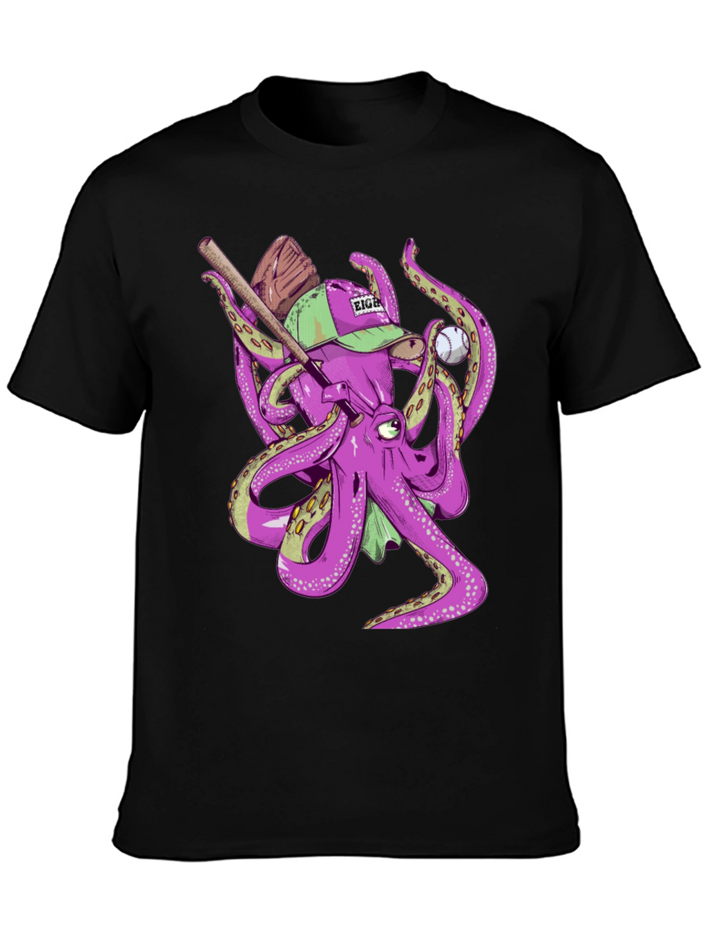 Octopus Baseball T-Shirt