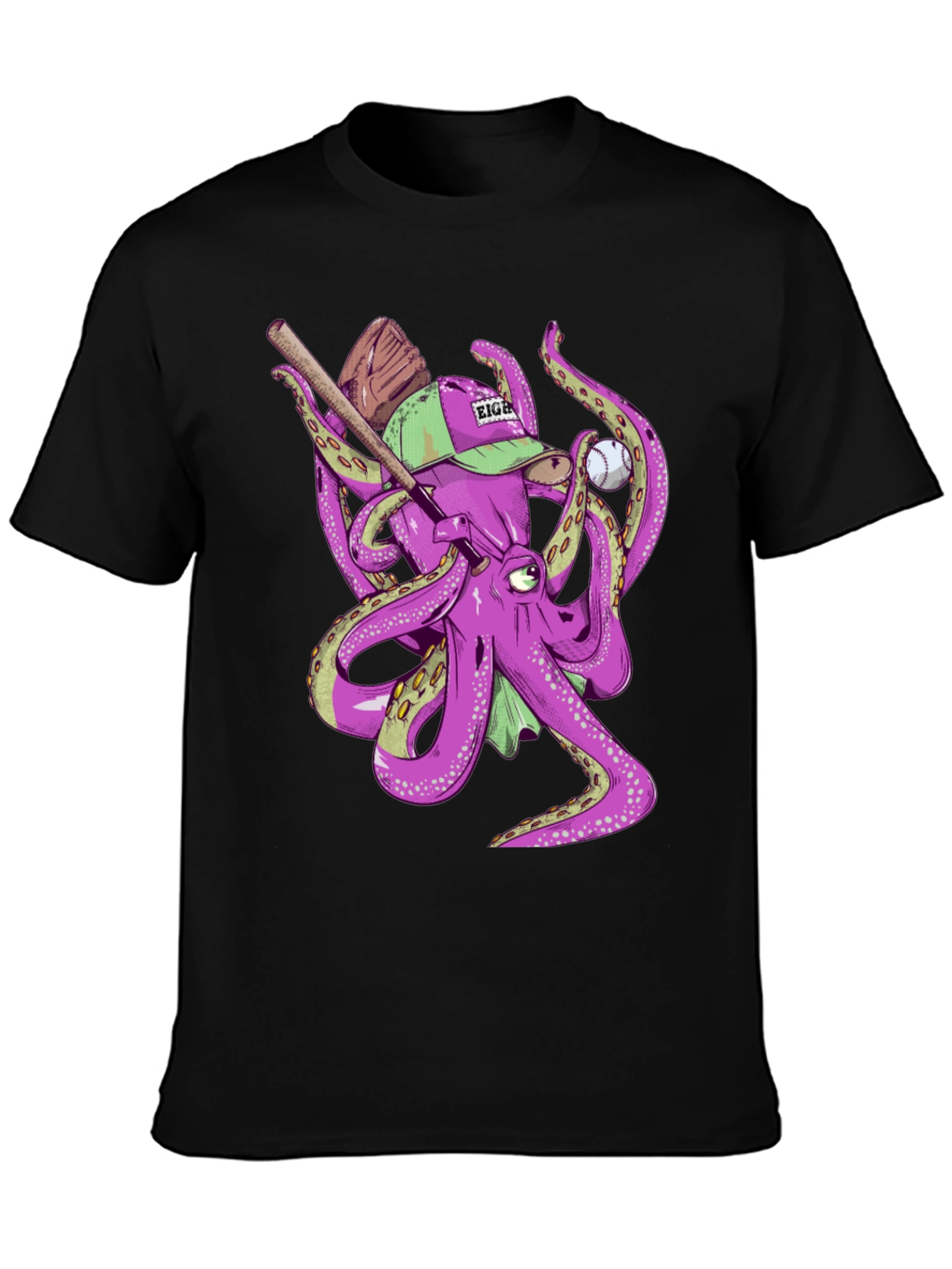 Octopus Baseball T-Shirt