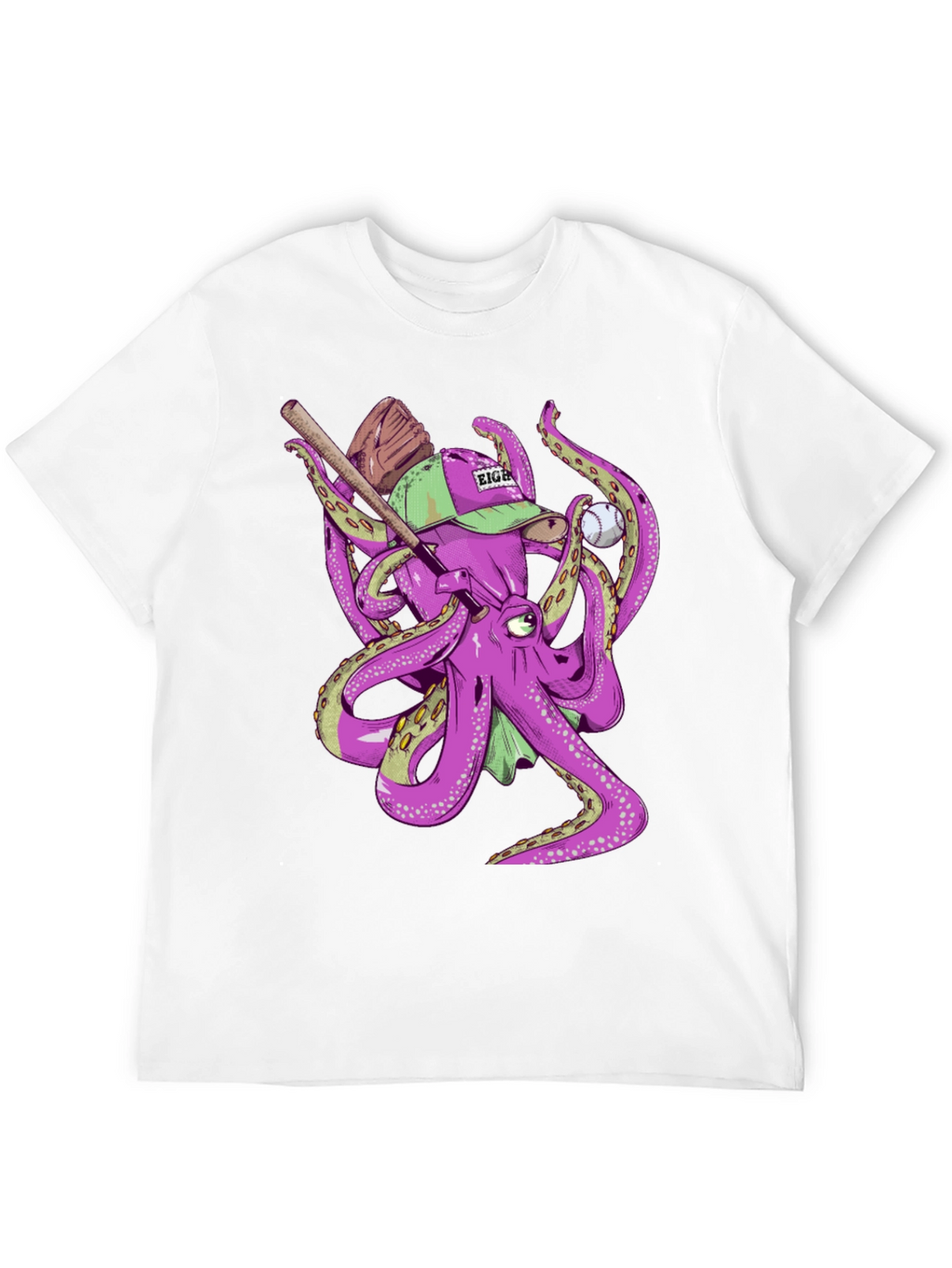 Octopus Baseball T-Shirt
