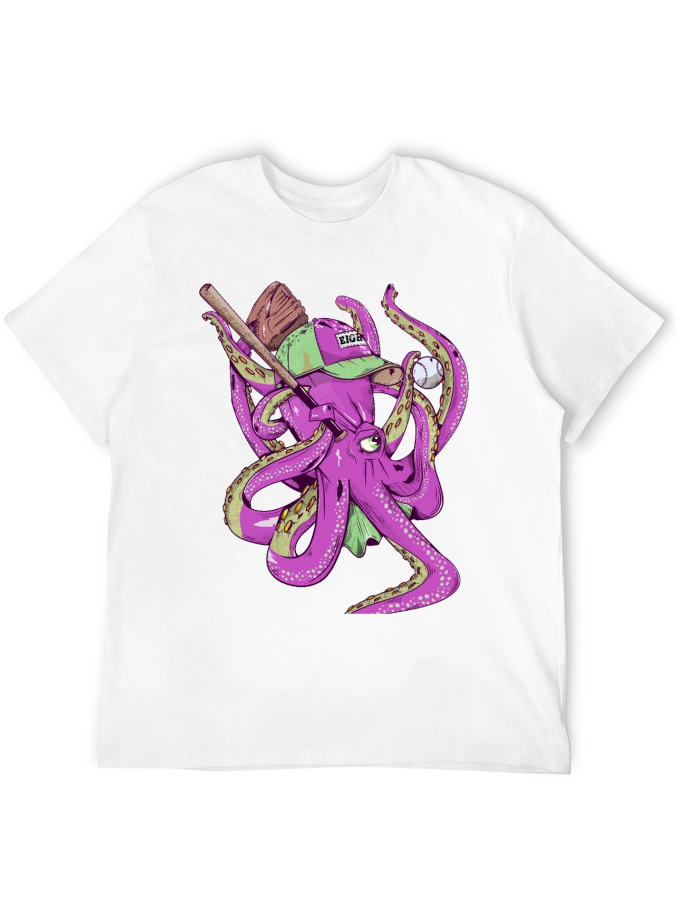 Octopus Baseball T-Shirt