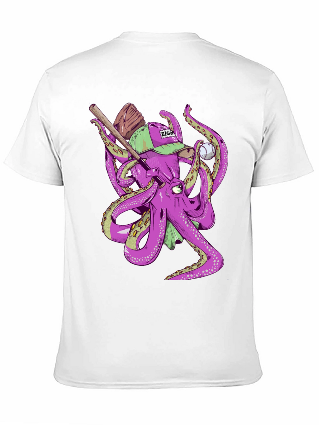 Octopus Baseball T-Shirt