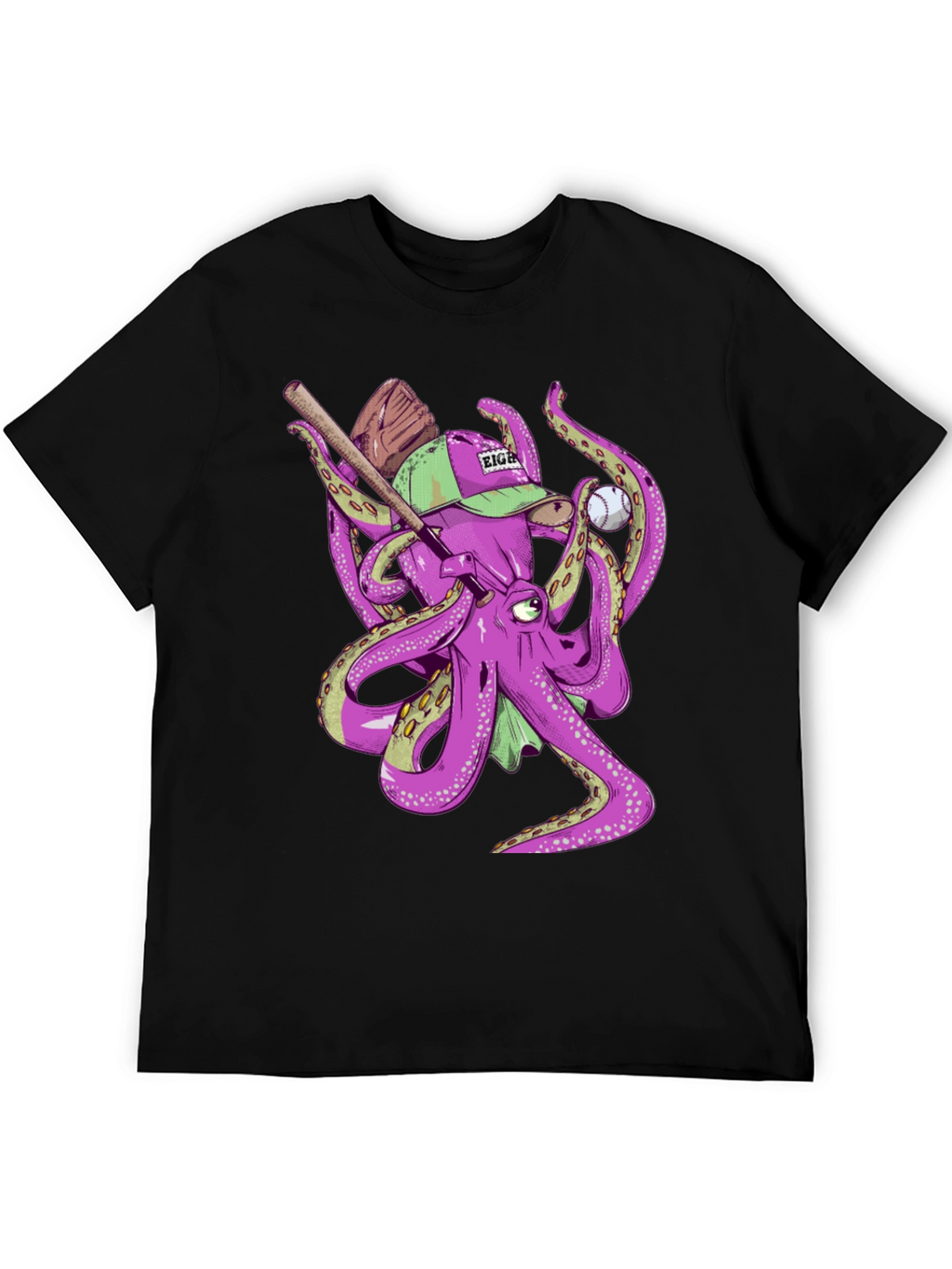 Octopus Baseball T-Shirt
