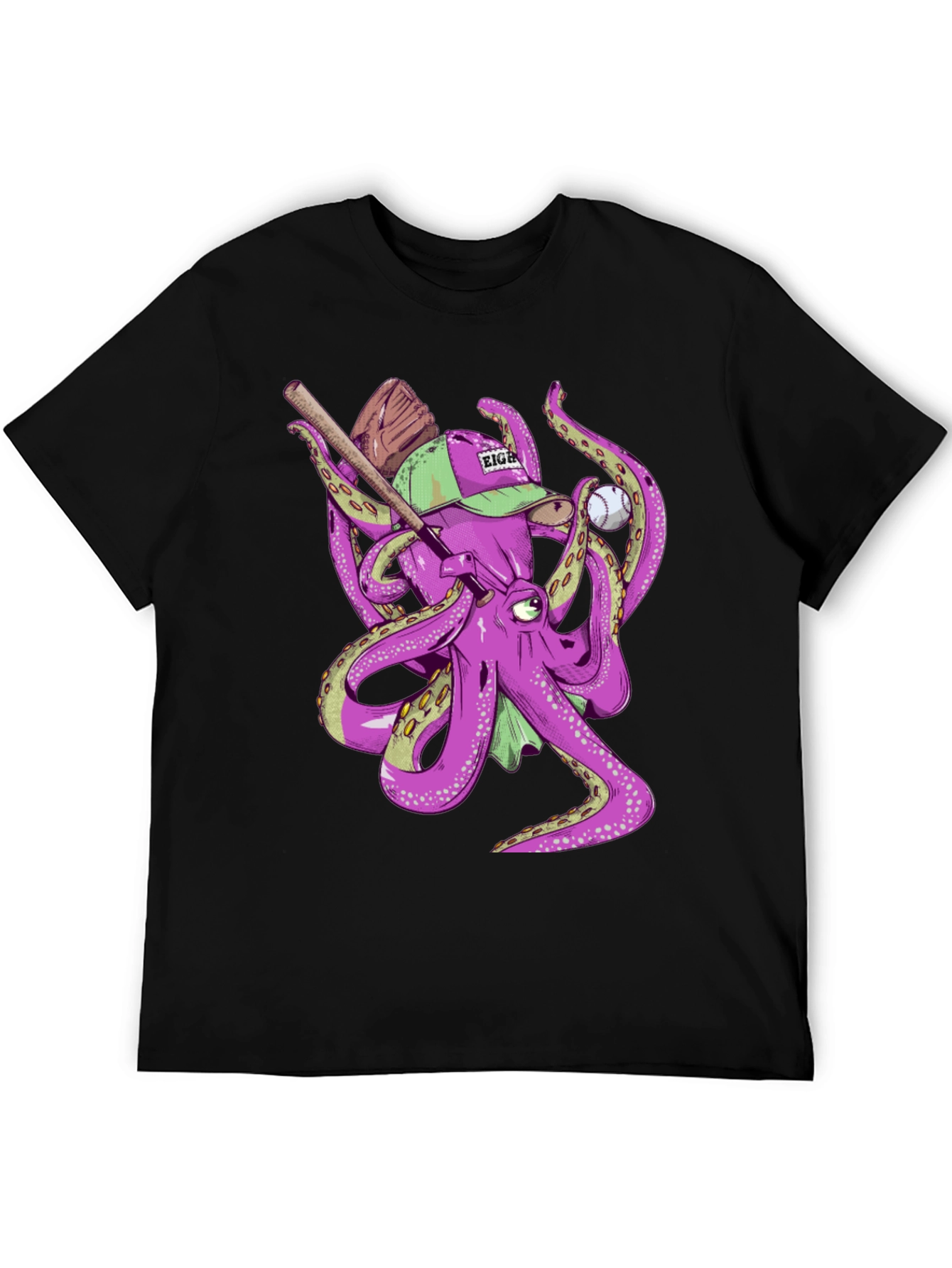 Octopus Baseball T-Shirt