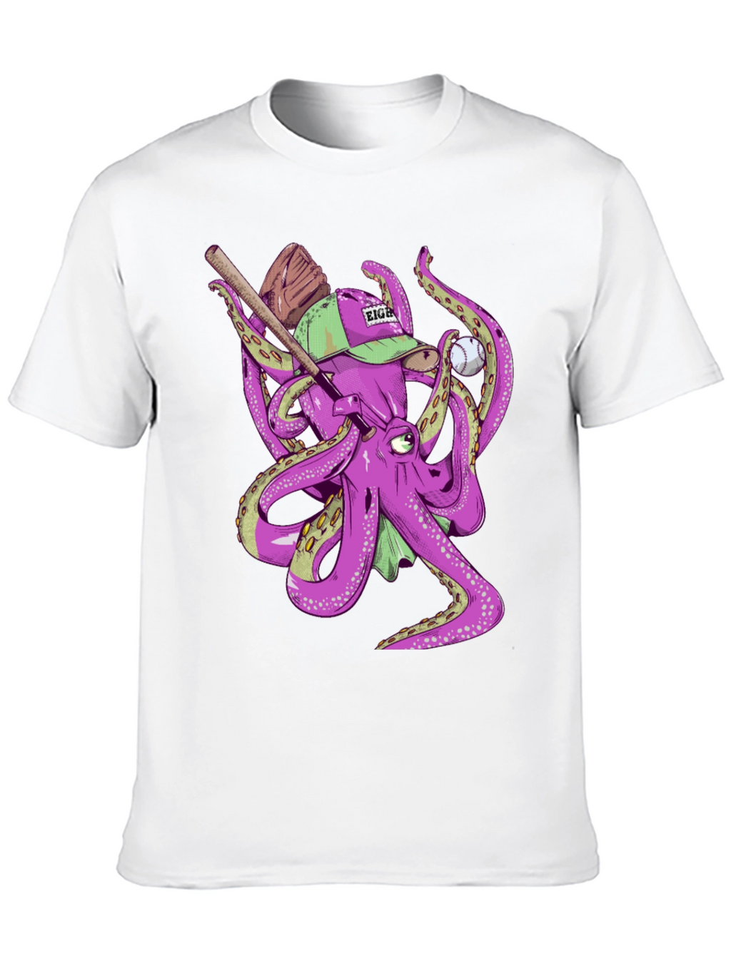 Octopus Baseball T-Shirt