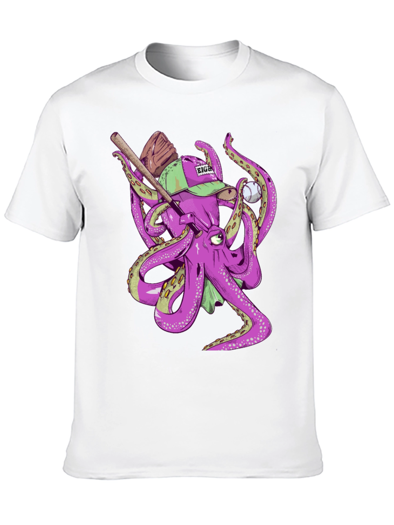 Octopus Baseball T-Shirt