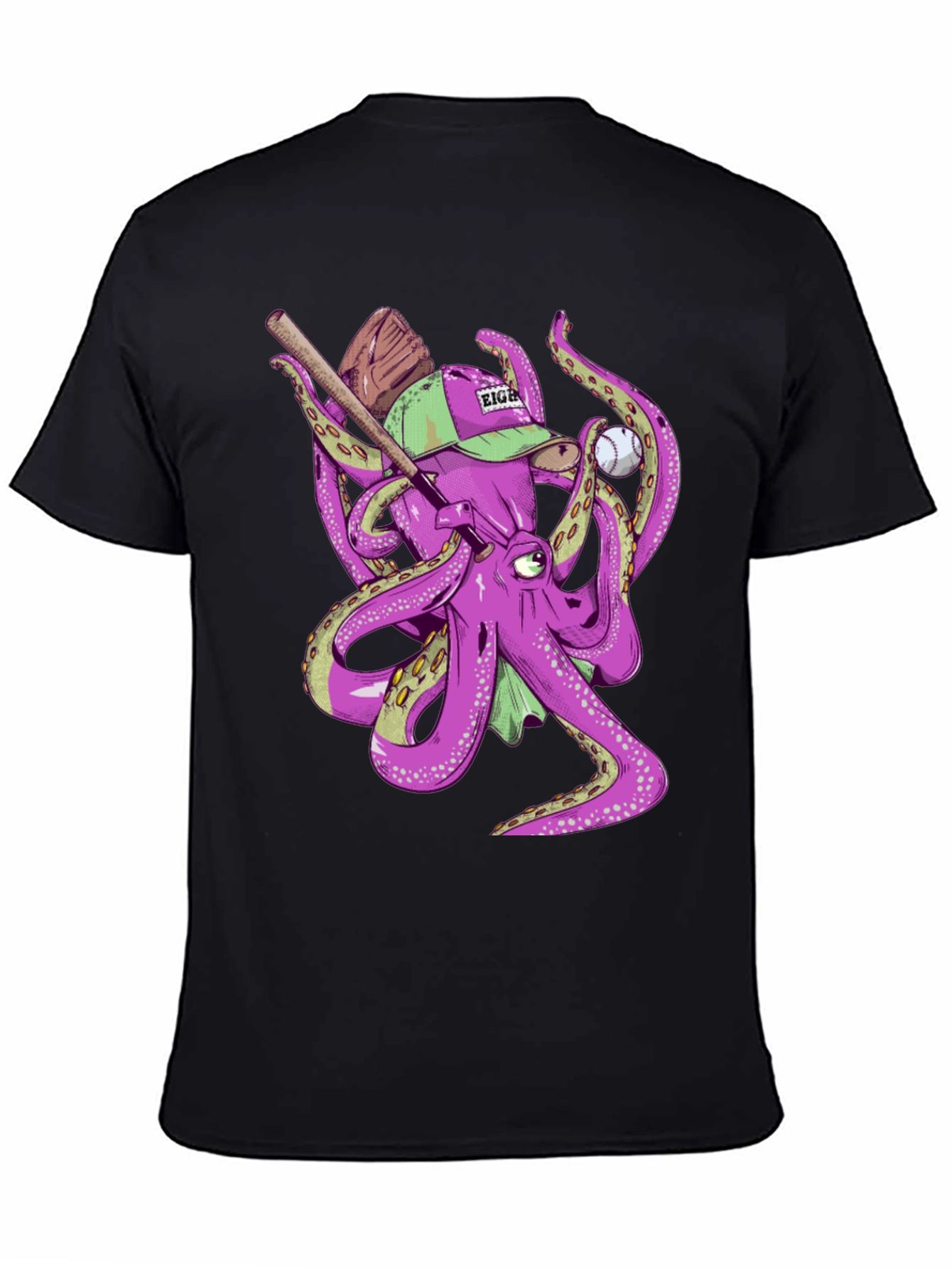 Octopus Baseball T-Shirt
