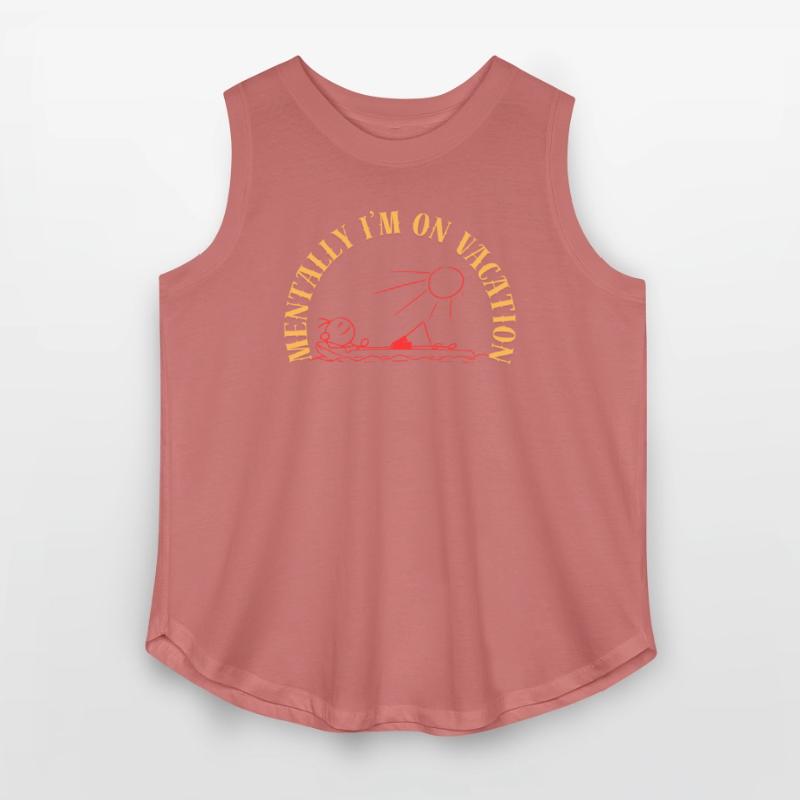 Mentally I'm on Vacation - Funny Summer Vibes