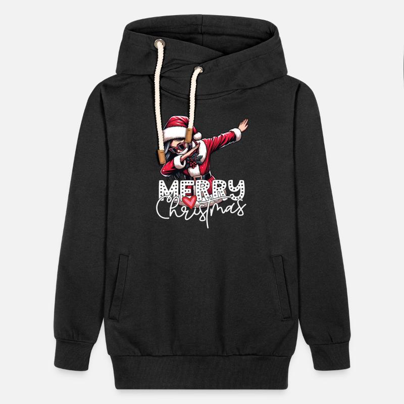Merry Christmas Stylish Dabbing Woman Girl with