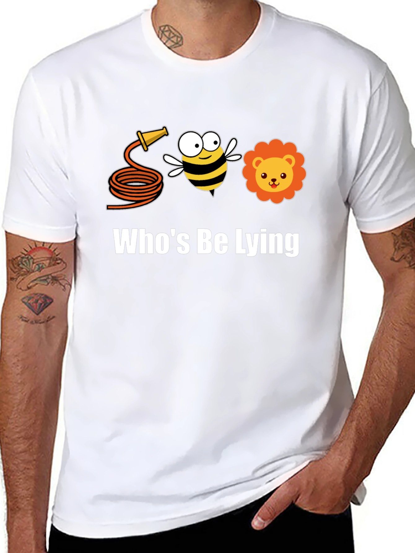 Hose Bee Lion T-Shirt - Whos Be Lying