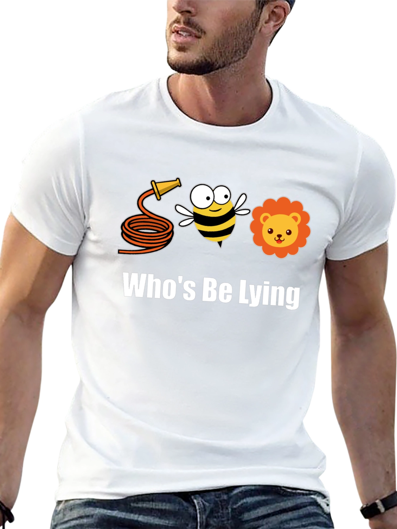 Hose Bee Lion T-Shirt - Whos Be Lying