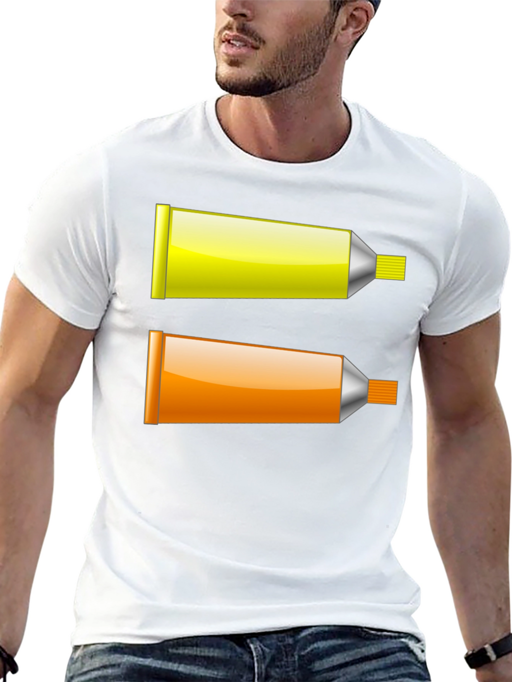 Paint Tubes Graphic T-Shirt