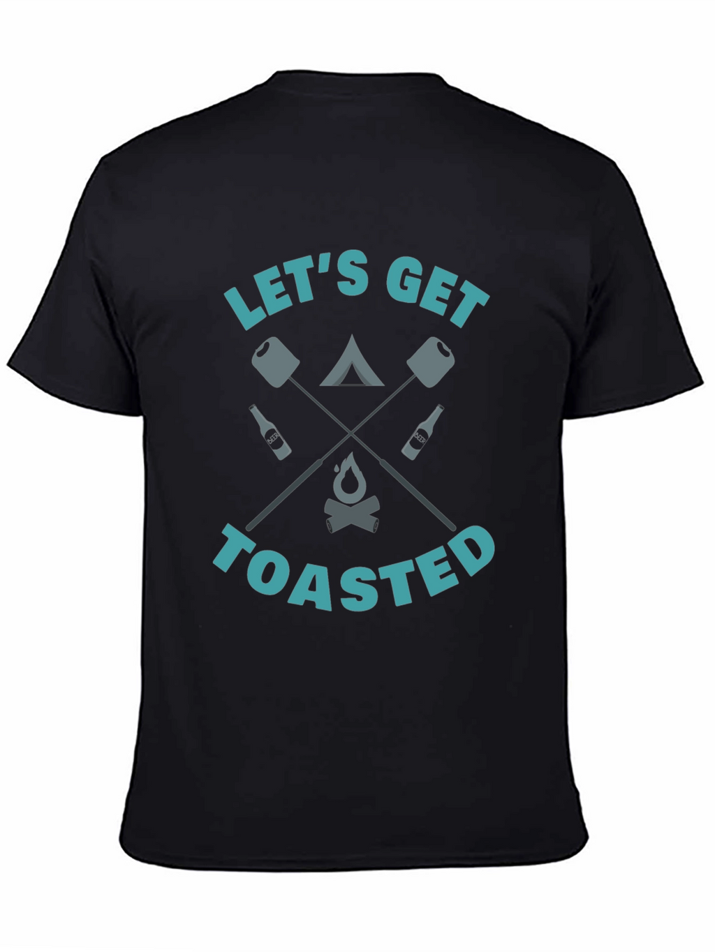 Lets Get Toasted Camping Graphic Tee
