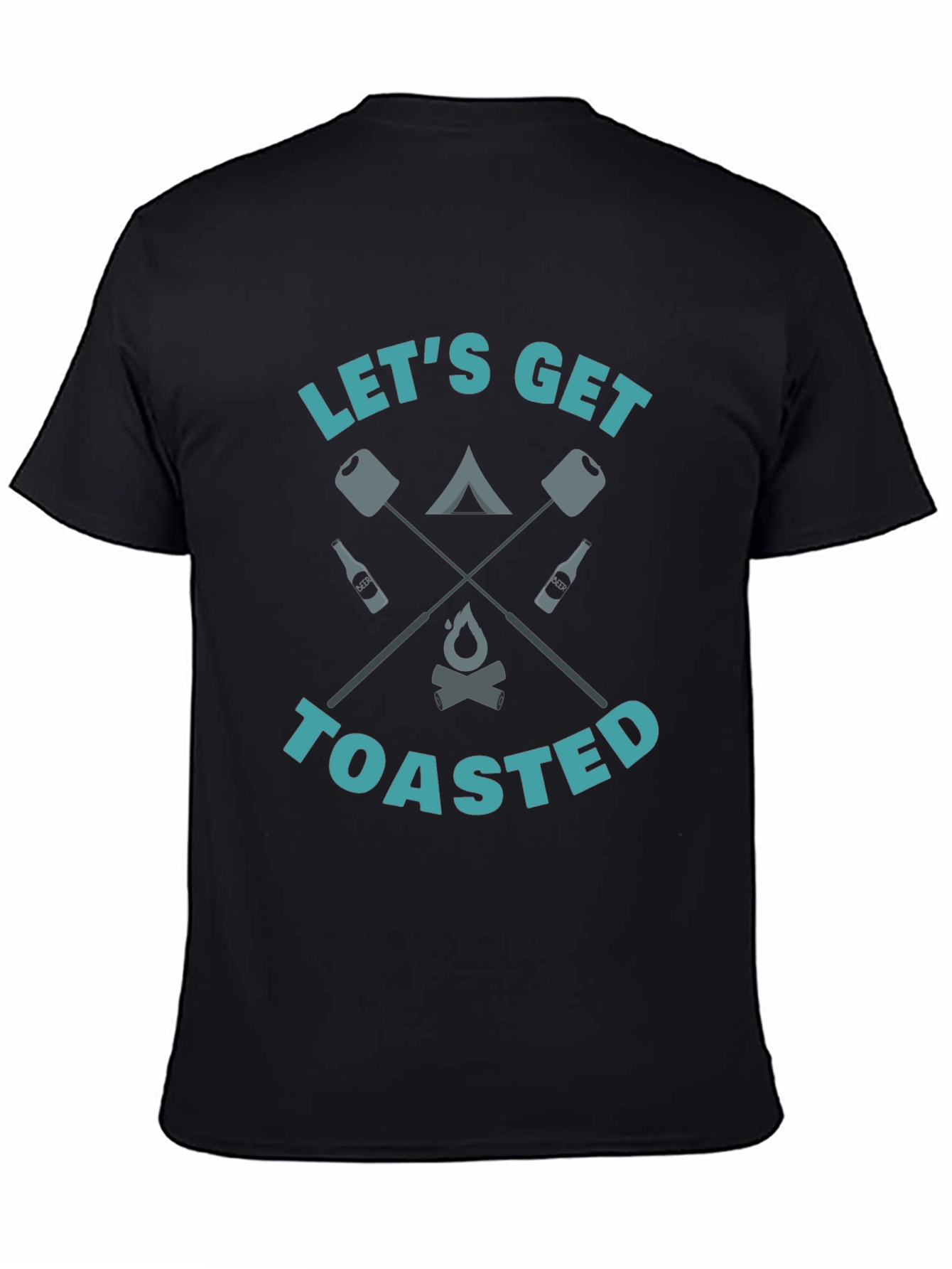Lets Get Toasted Camping Graphic Tee