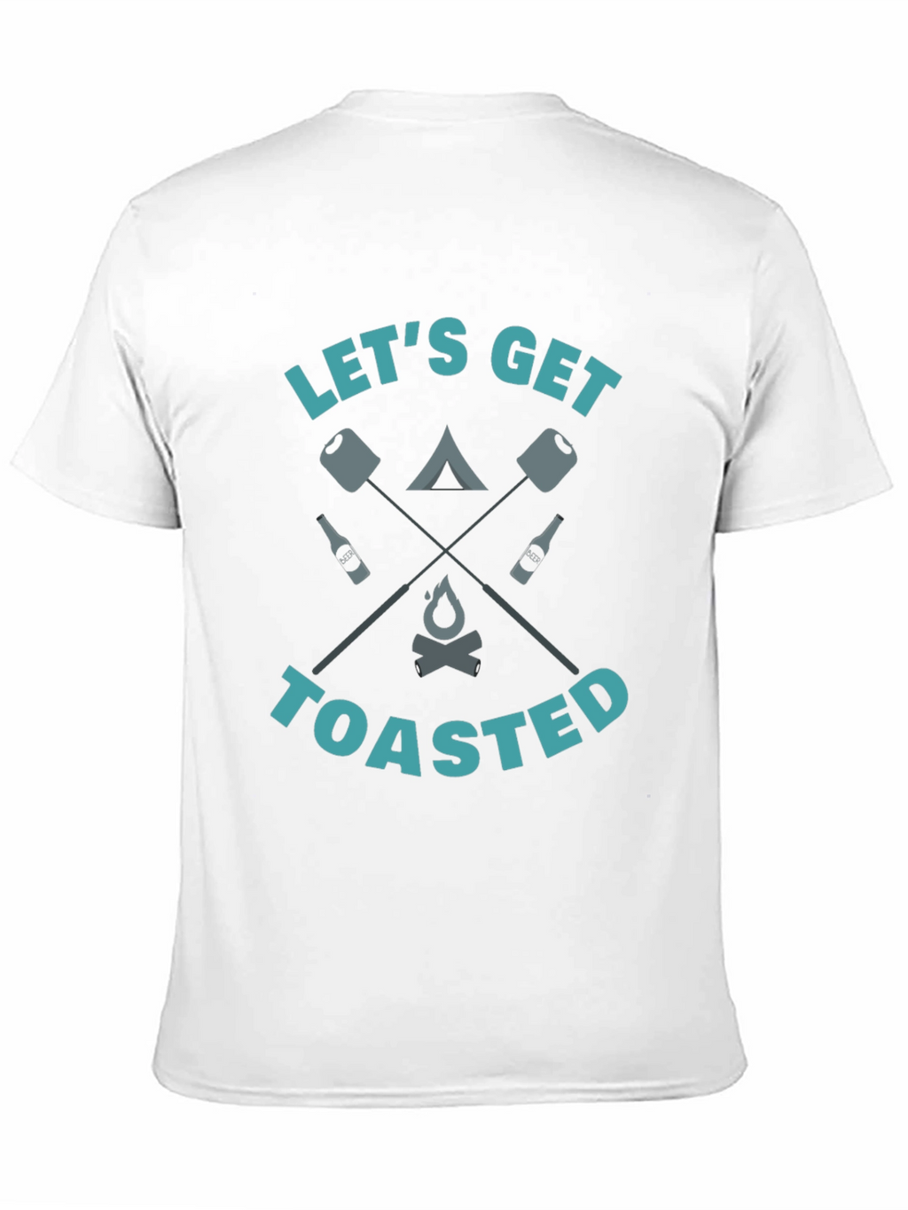 Lets Get Toasted Camping Graphic Tee