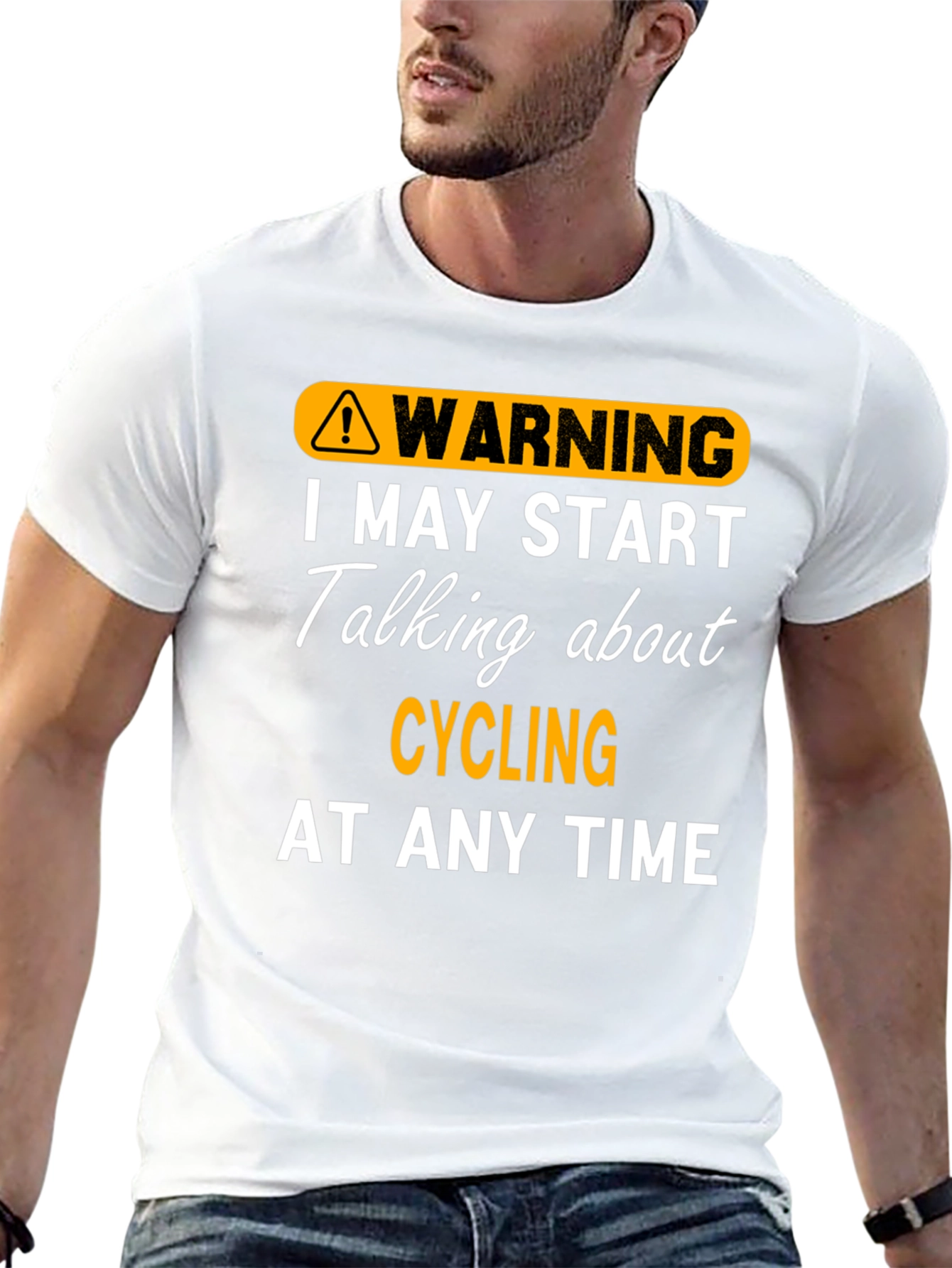 Warning: May Start Talking About Cycling T-Shirt