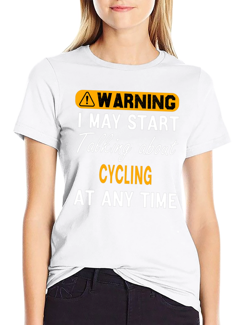 Warning: May Start Talking About Cycling T-Shirt