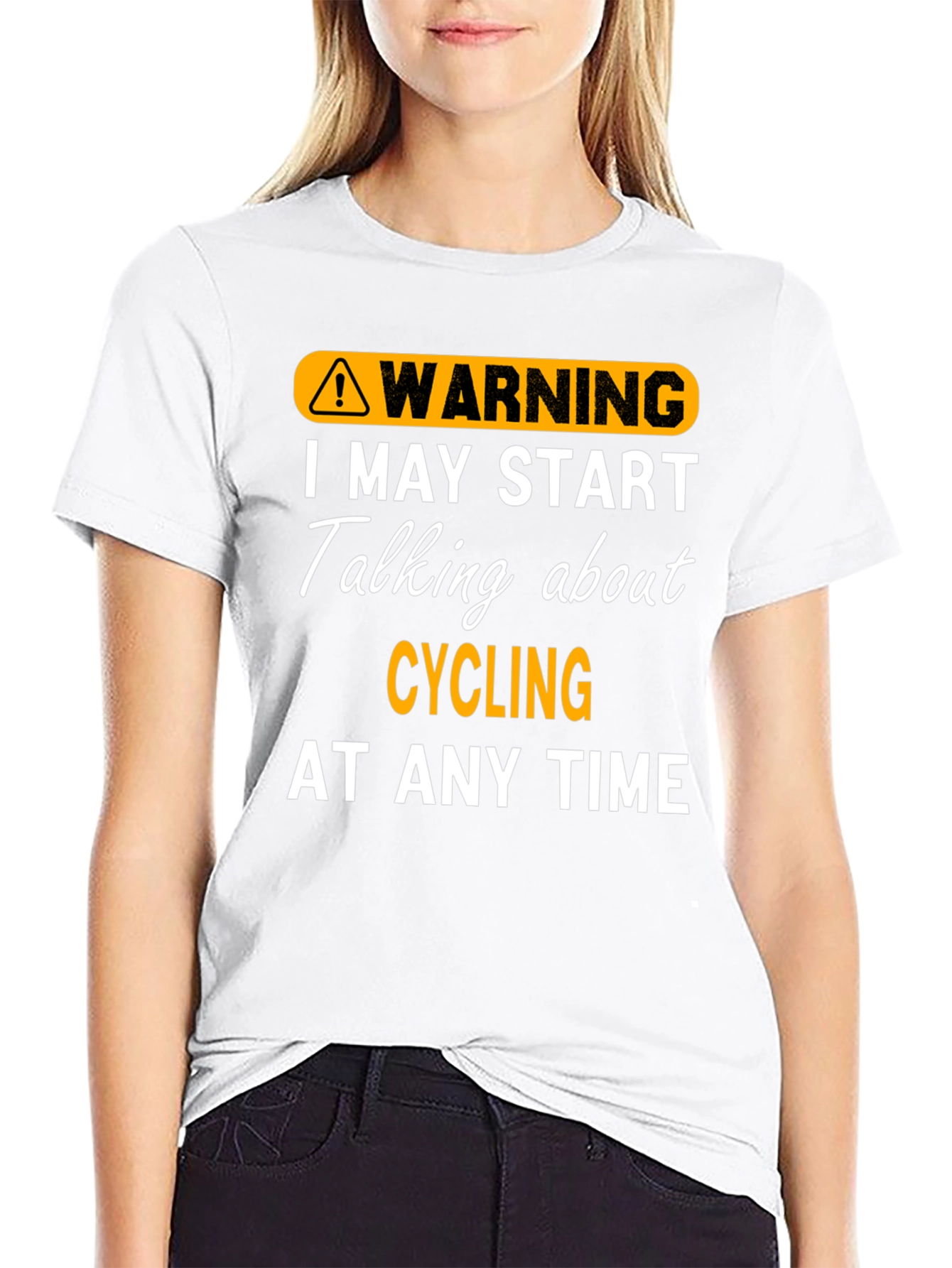 Warning: May Start Talking About Cycling T-Shirt