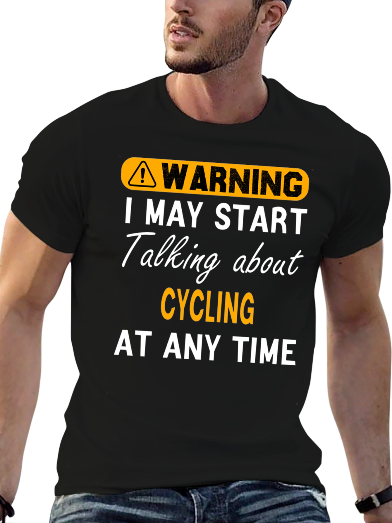 Warning: May Start Talking About Cycling T-Shirt