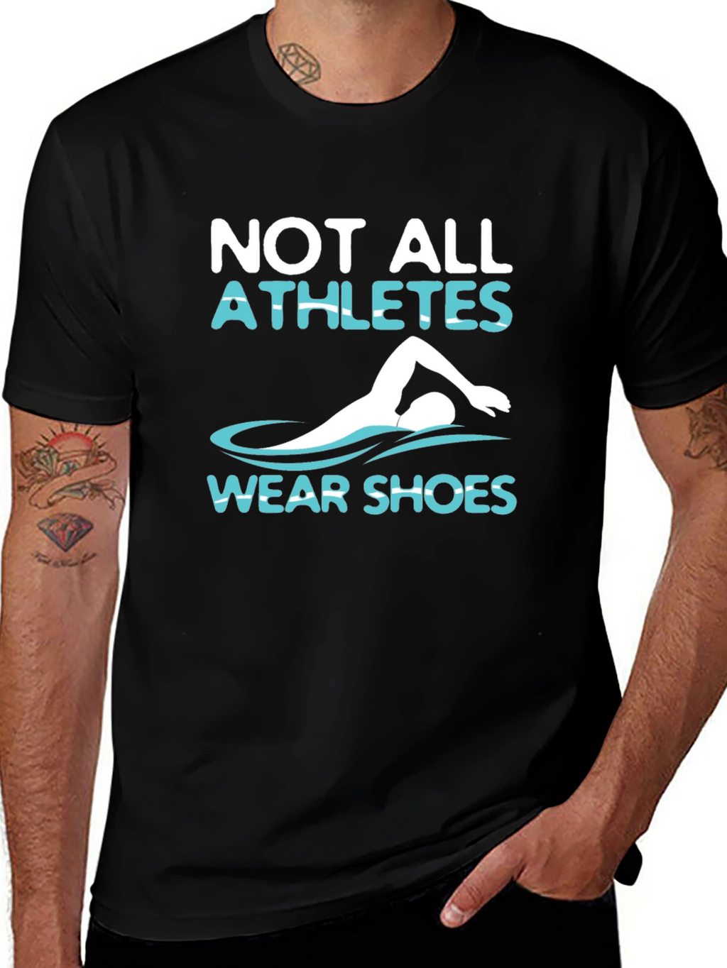 Not All Athletes Wear Shoes T-Shirt