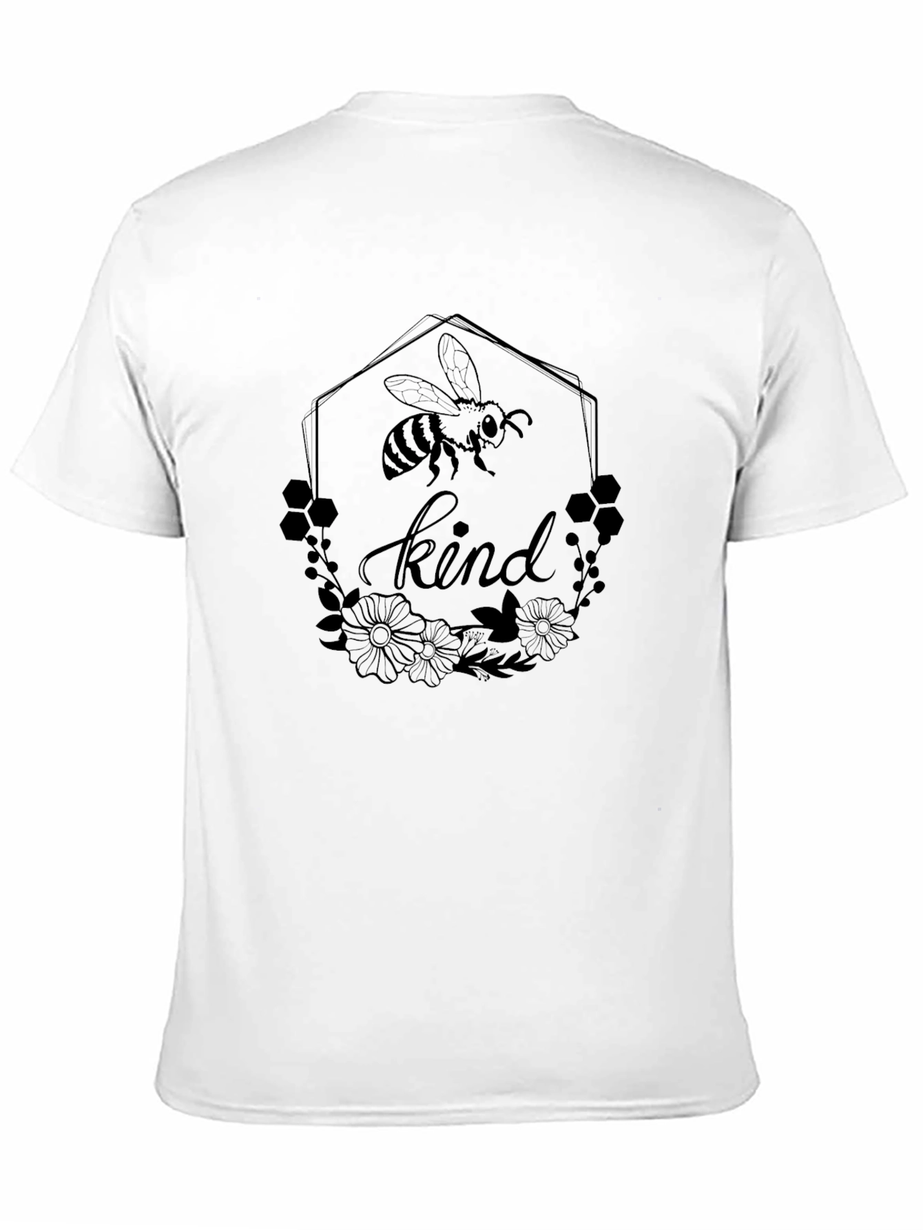 Bee Kind Graphic Tee - Unisex Black T-Shirt