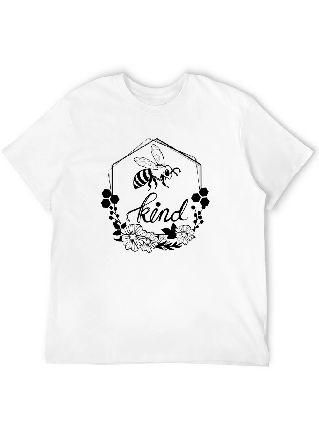 Bee Kind Graphic Tee - Unisex Black T-Shirt