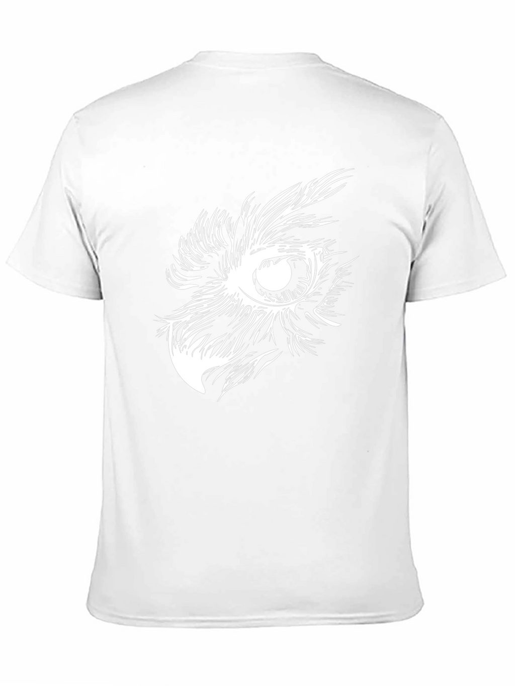 Owl Eye Graphic Print Black T-Shirt