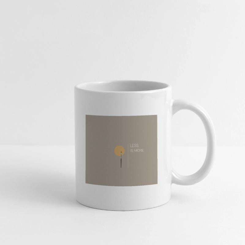 Minimalist Art with Brush and Sun