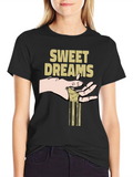 Sweet Dreams Graphic T-Shirt - Black