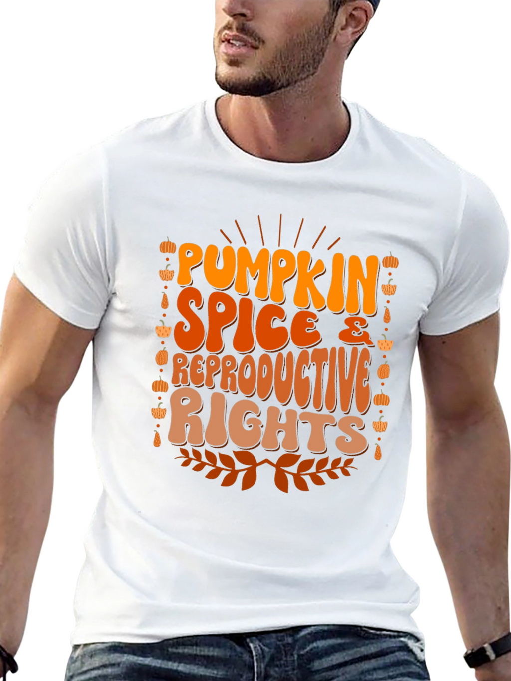 Pumpkin Spice & Reproductive Rights T-Shirt