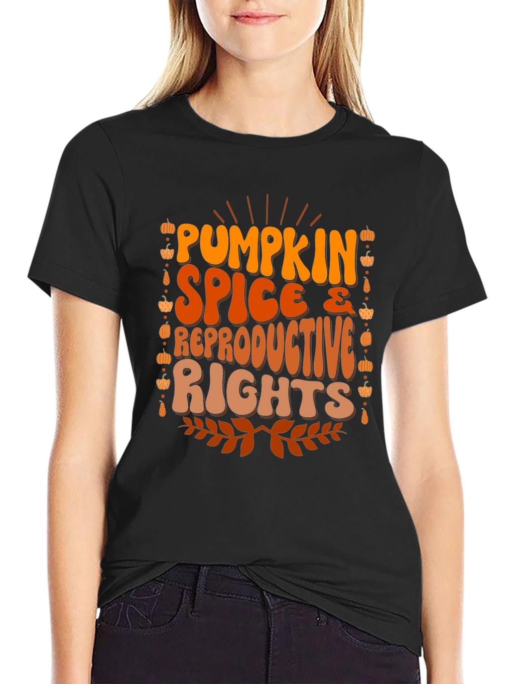 Pumpkin Spice & Reproductive Rights T-Shirt