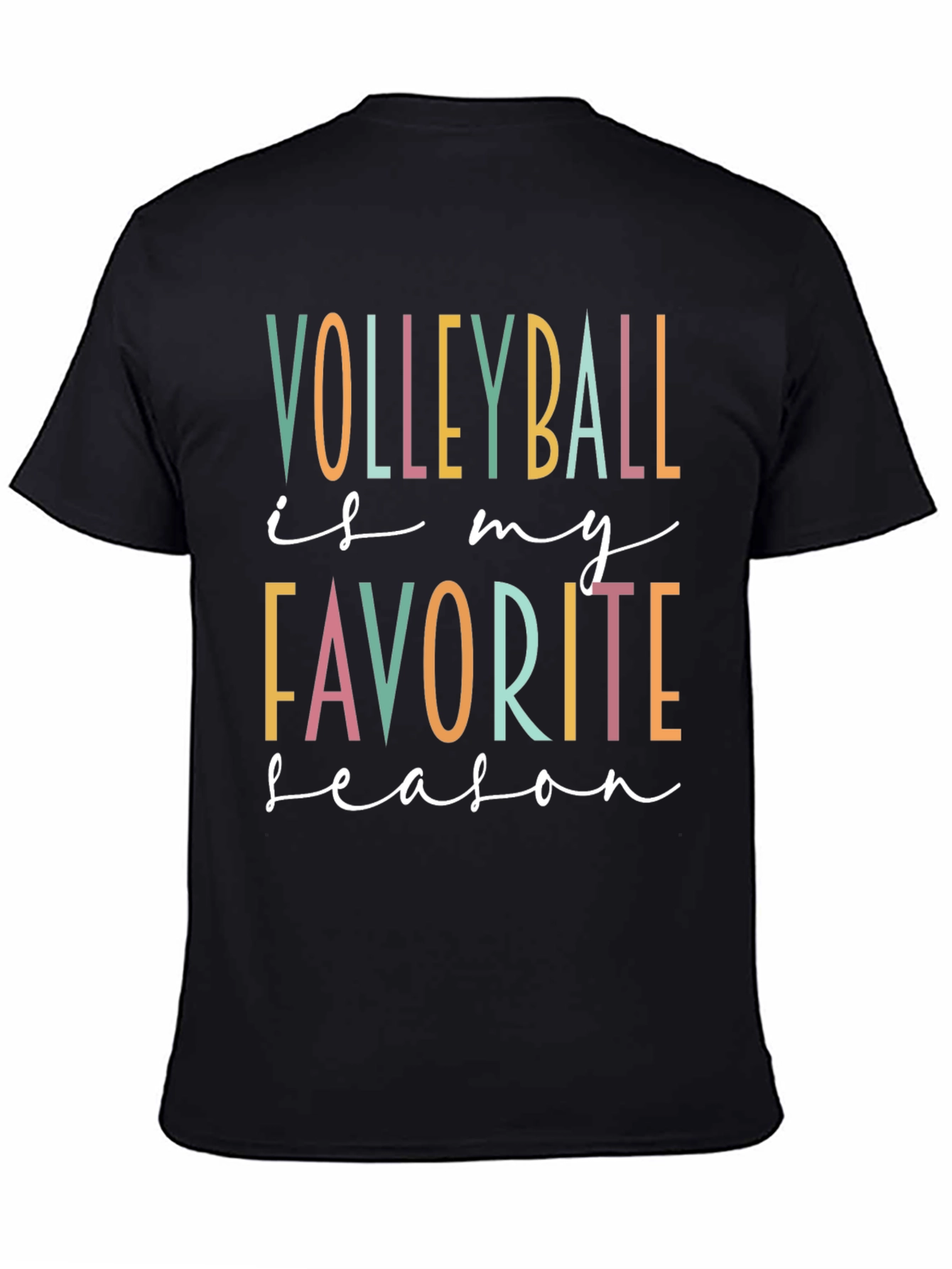 Volleyball Is My Favorite Season Graphic Tee