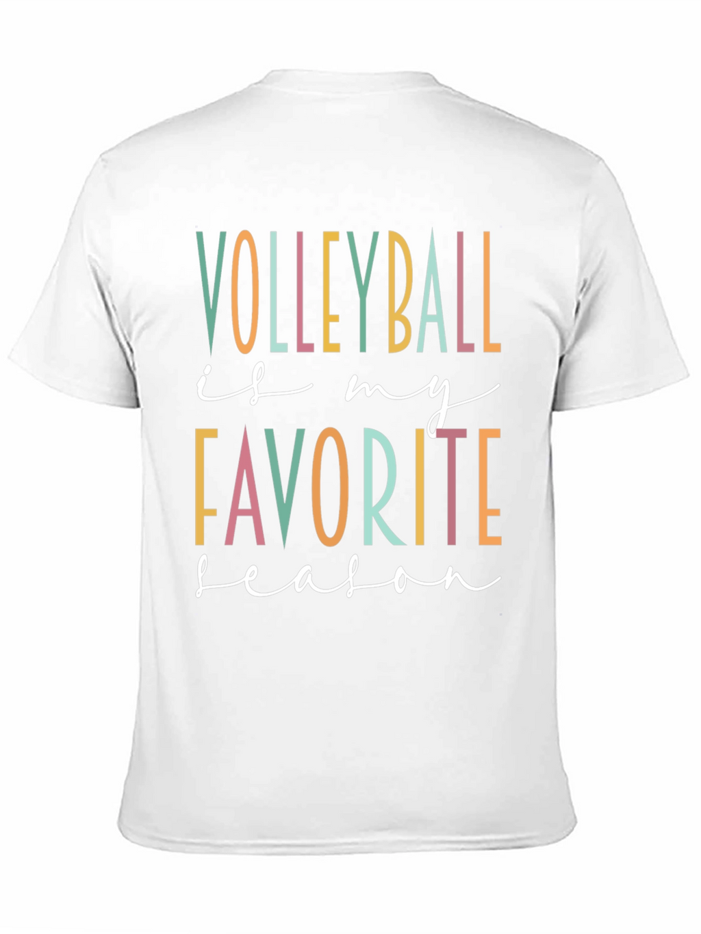 Volleyball Is My Favorite Season Graphic Tee
