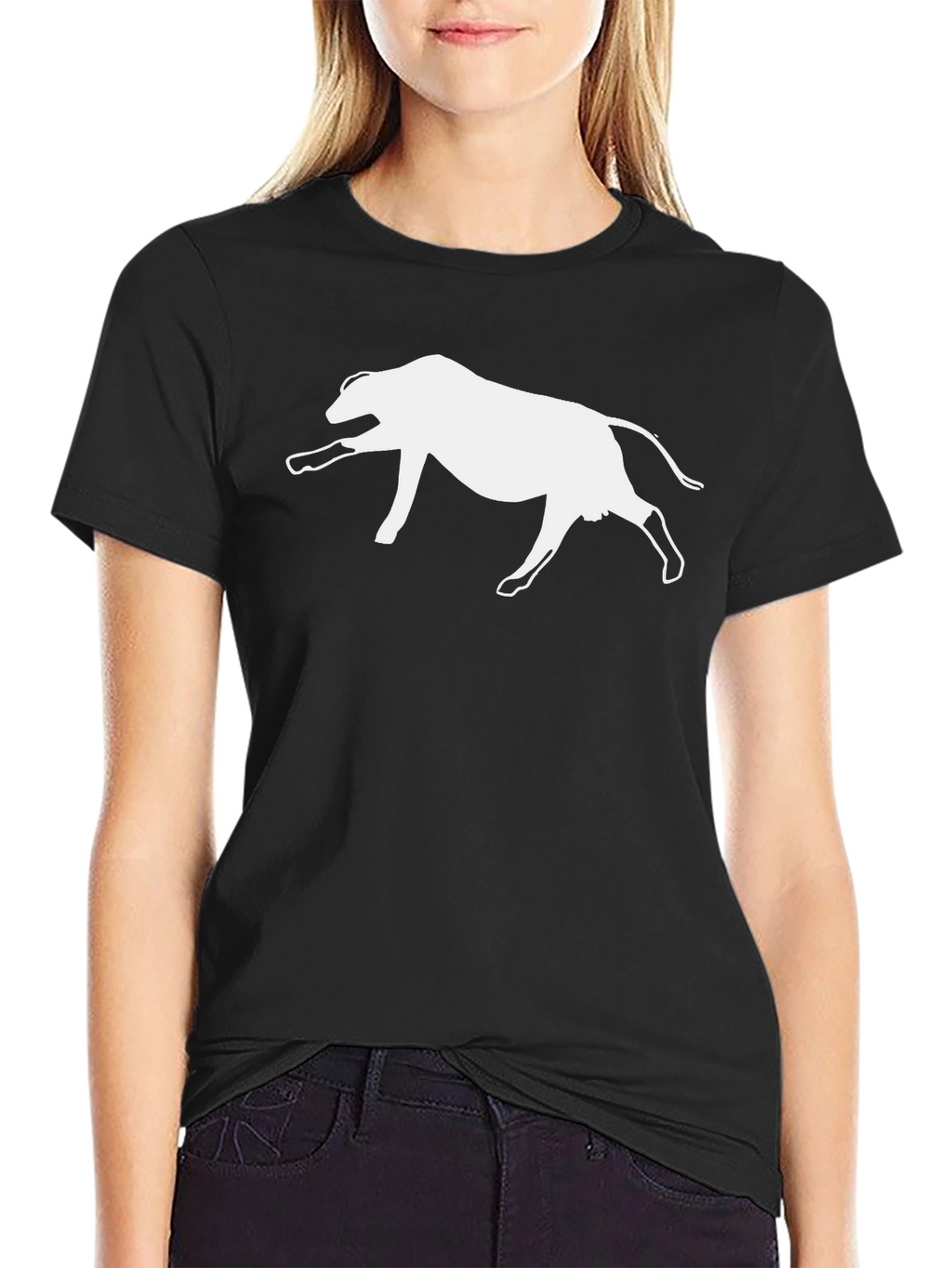 Bull Silhouette Black T-Shirt