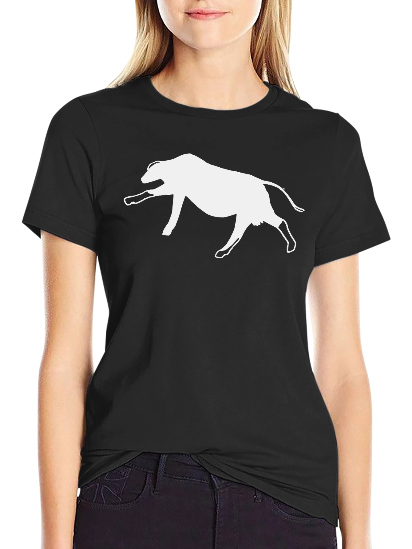 Bull Silhouette Black T-Shirt