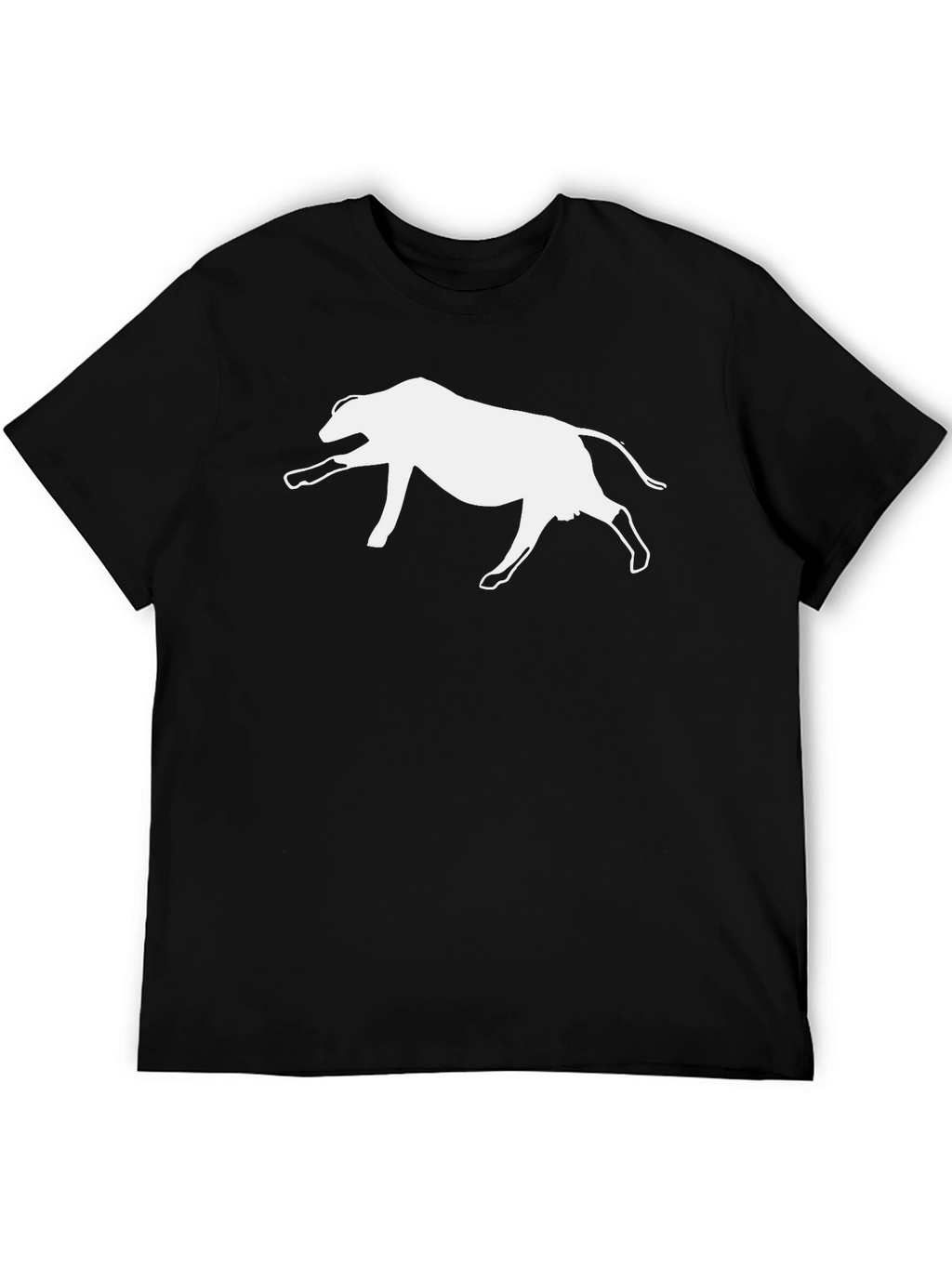 Bull Silhouette Black T-Shirt