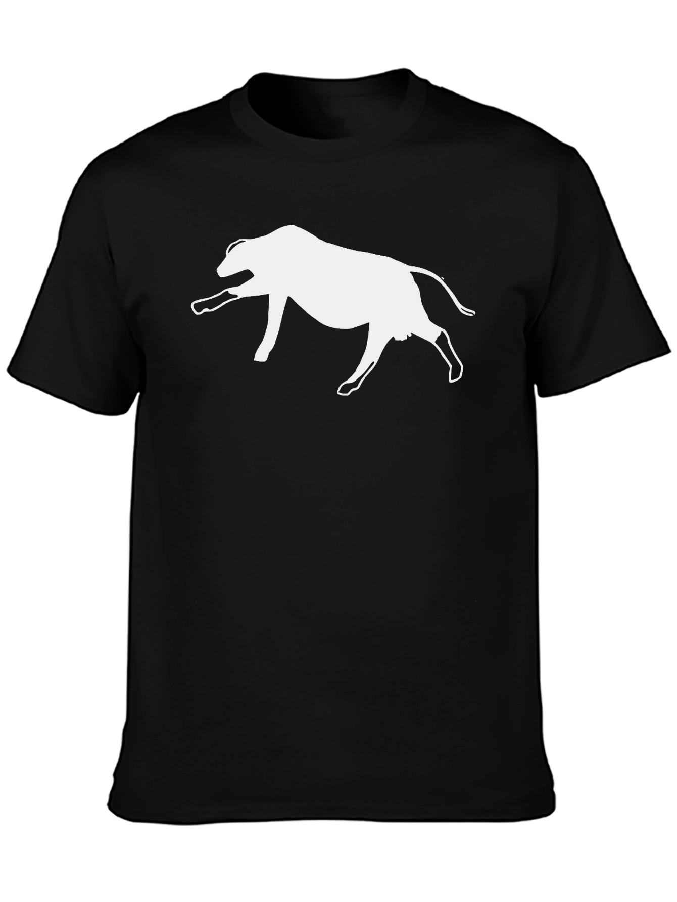 Bull Silhouette Black T-Shirt