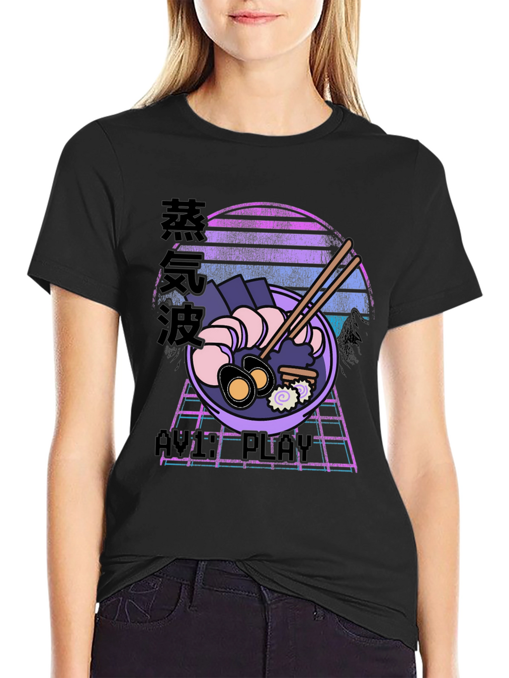 Retro Ramen Vaporwave T-Shirt