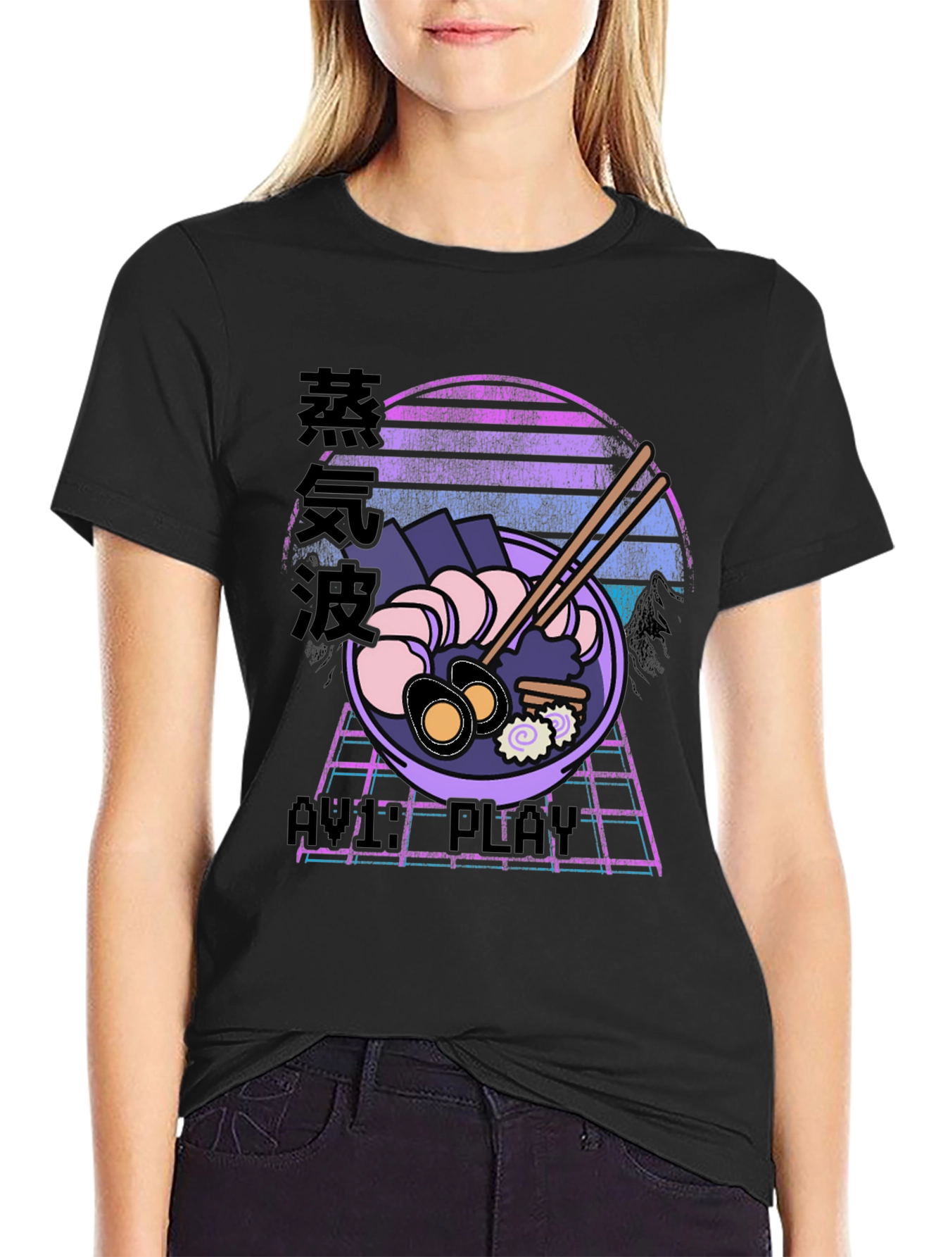 Retro Ramen Vaporwave T-Shirt