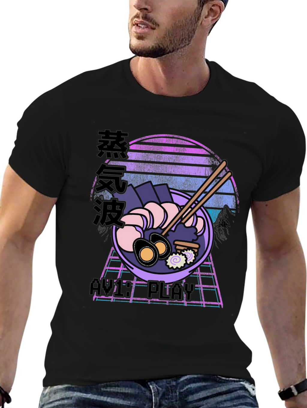 Retro Ramen Vaporwave T-Shirt
