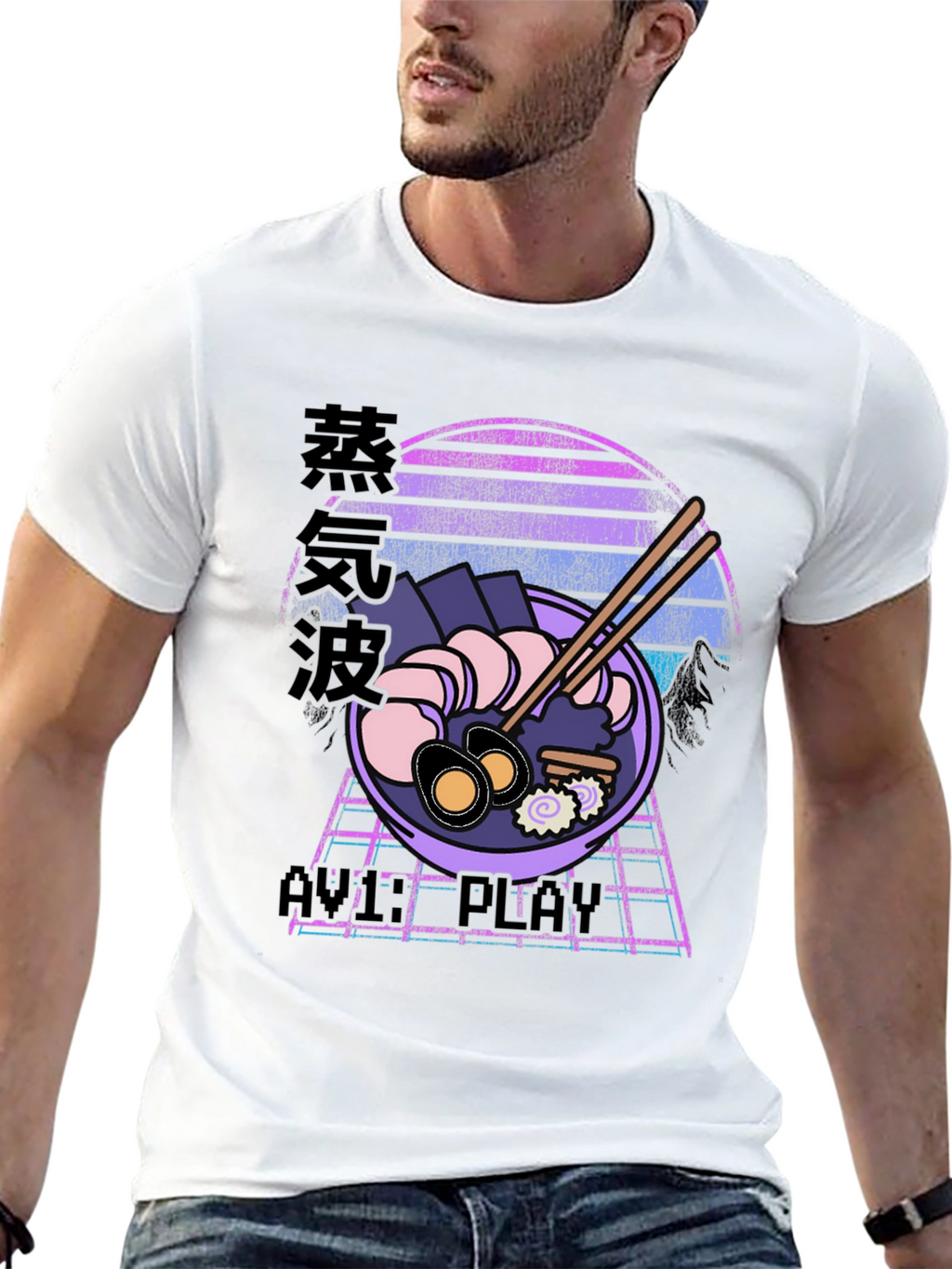 Retro Ramen Vaporwave T-Shirt