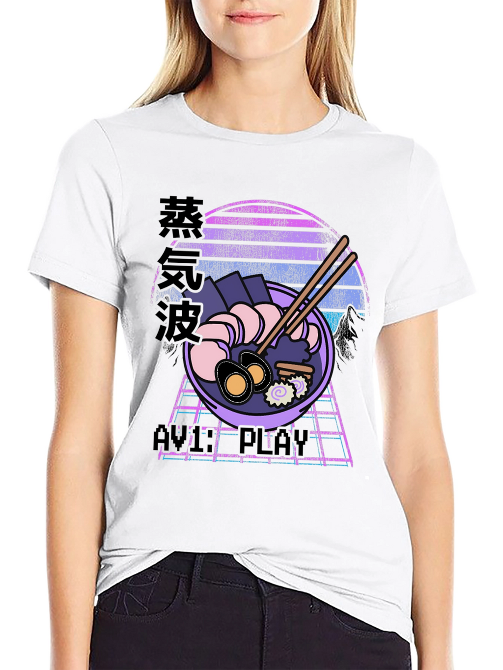 Retro Ramen Vaporwave T-Shirt