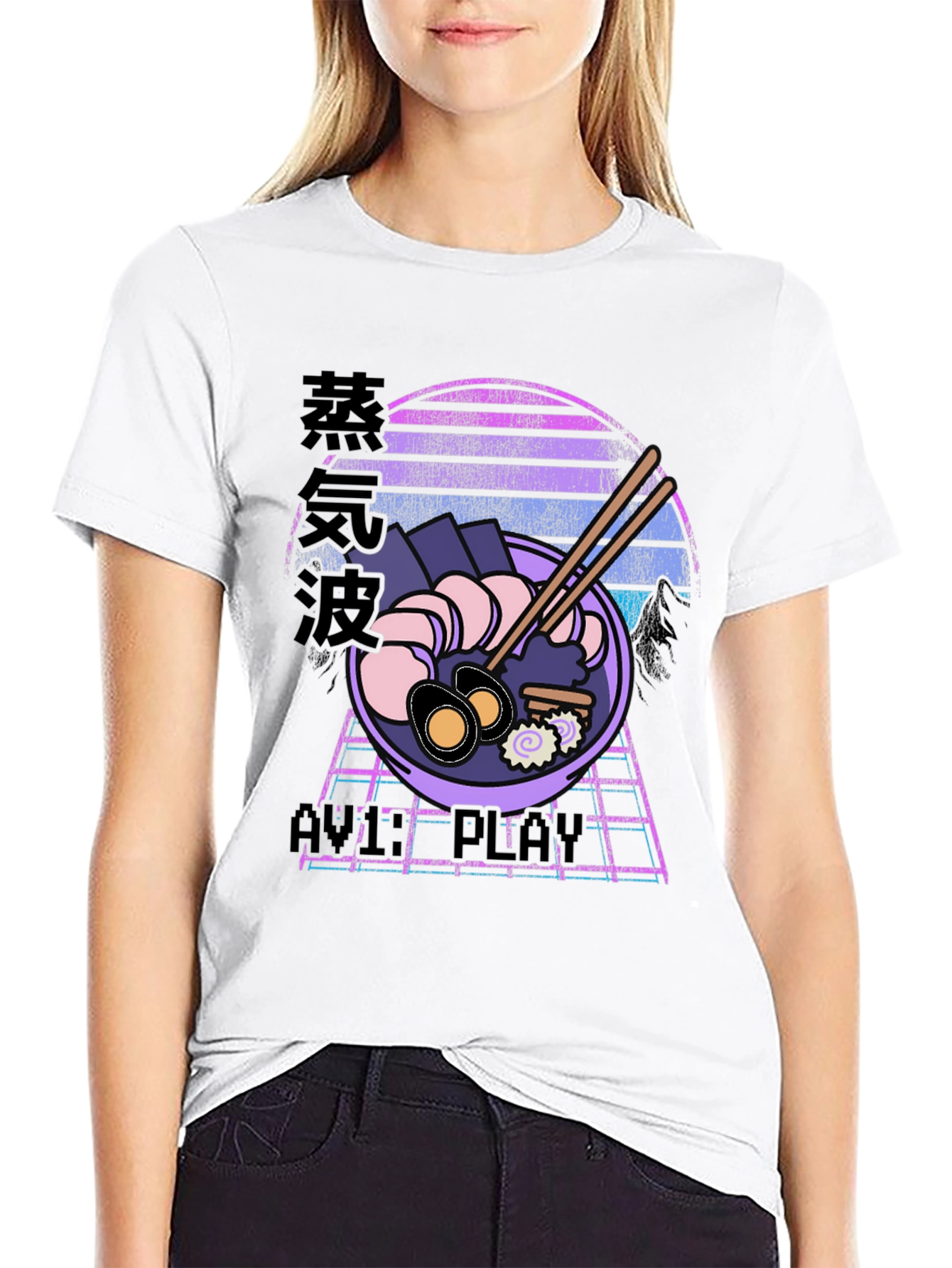 Retro Ramen Vaporwave T-Shirt