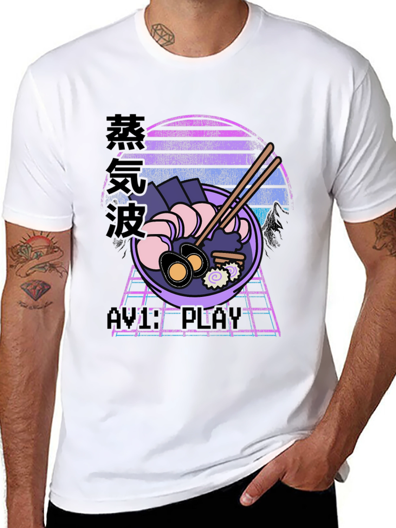 Retro Ramen Vaporwave T-Shirt